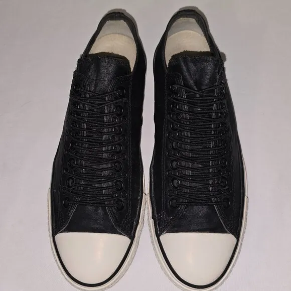 Converse x John Varvatos Multi Eyelet Men's Black Sneaker Shoes 145385C (US 9.5)