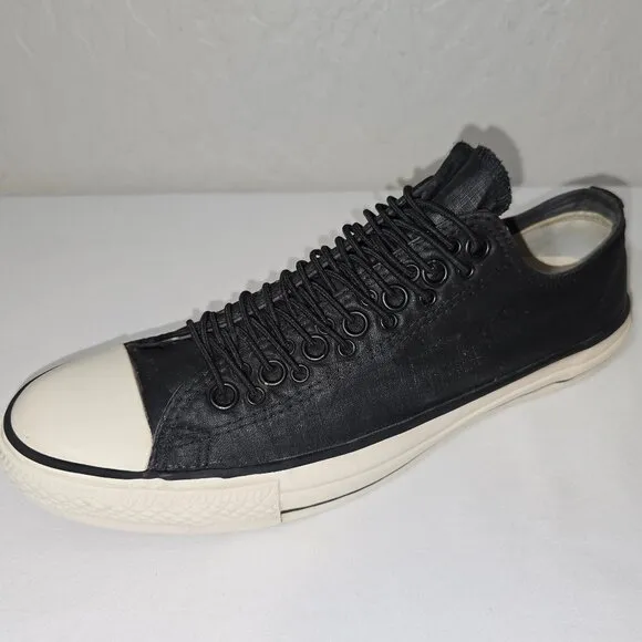 Converse x John Varvatos Multi Eyelet Men's Black Sneaker Shoes 145385C (US 9.5)
