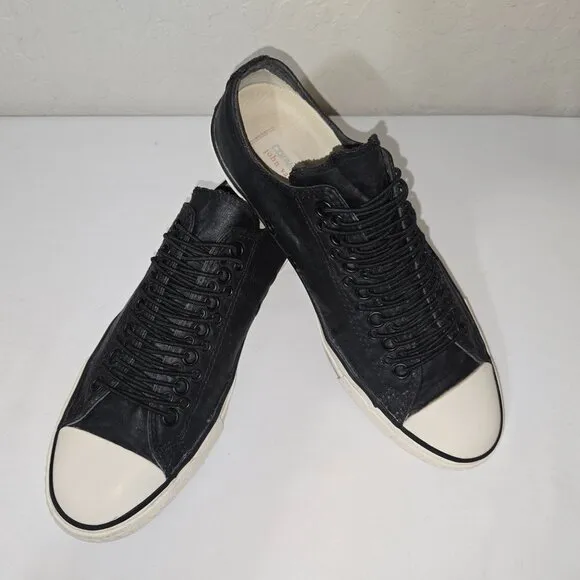 Converse x John Varvatos Multi Eyelet Men's Black Sneaker Shoes 145385C (US 9.5)