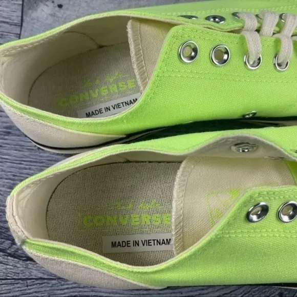 Converse ctas 70‎ OX Sneaker Mens 9.5 Unisex Green White