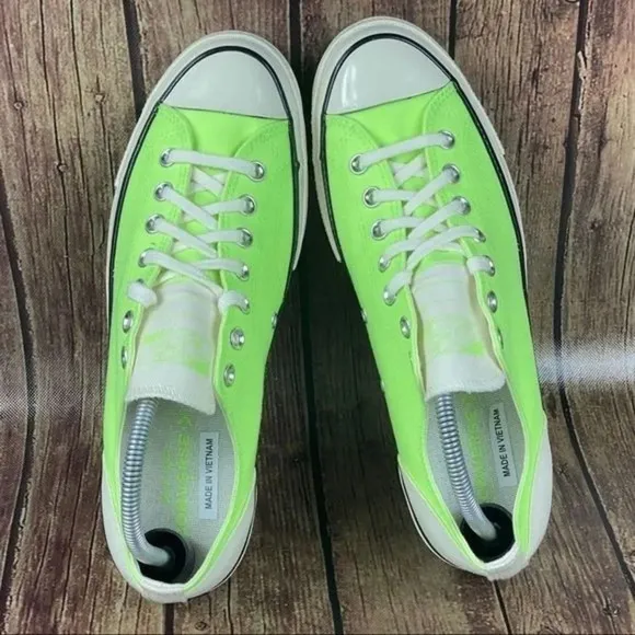 Converse ctas 70‎ OX Sneaker Mens 9.5 Unisex Green White