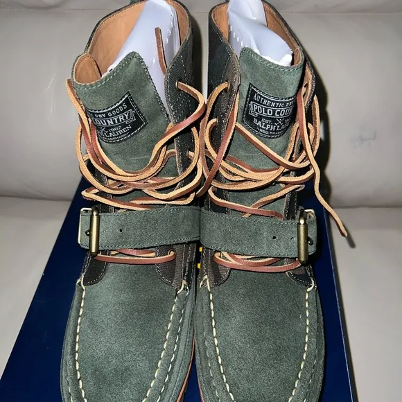 COPY - Authentic men’s, designer, camouflage, Ralph, Lauren, ranger boots