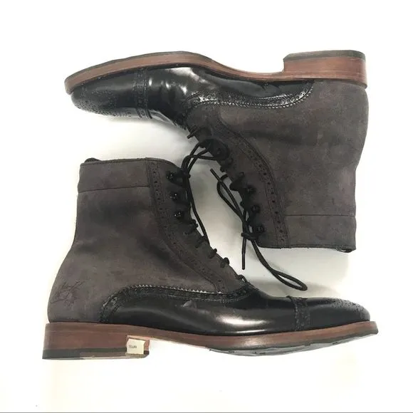 COPY - Fluevog Hartford Wingtip Brogue Victorian Boots
