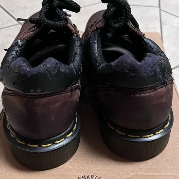 COPY - Vintage Dr. Martens Distressed Steel Toe Oxford MADE IN ENGLAND Shoes
