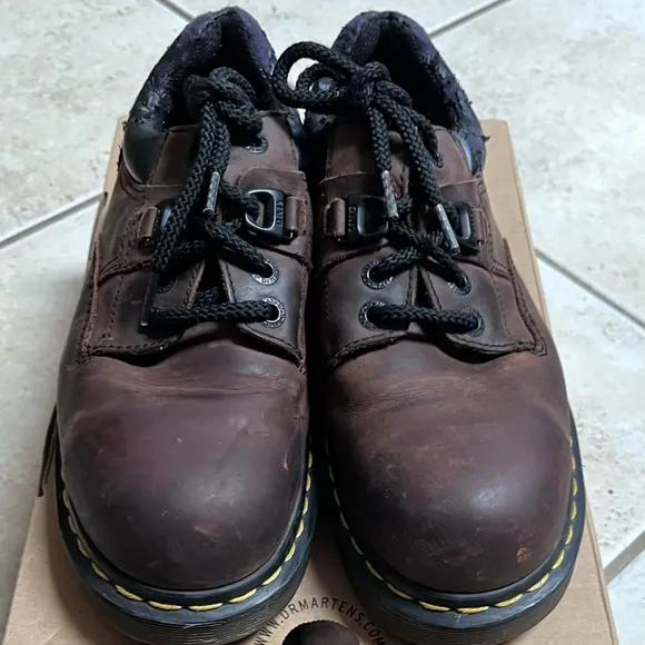 COPY - Vintage Dr. Martens Distressed Steel Toe Oxford MADE IN ENGLAND Shoes