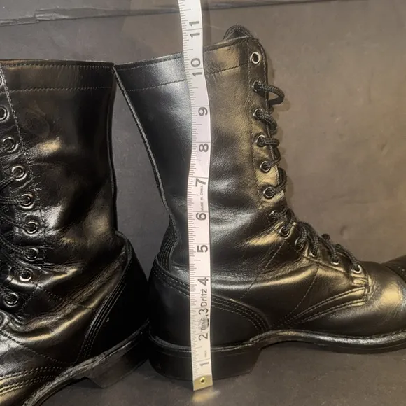 Corcoran 1500 Black Leather Combat Boots