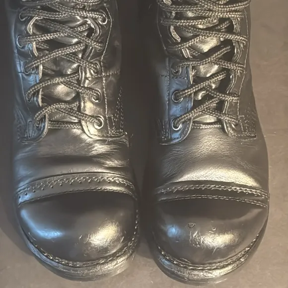 Corcoran 1500 Black Leather Combat Boots