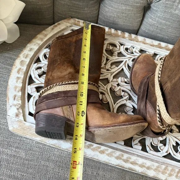 Corral Cowboy Western Brown Leather Boots Women’s 7