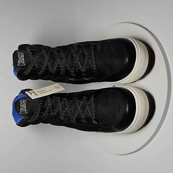 Cougar‎ Wahoo Boots Lace-up Waterproof Mid-Height Winter Lace-up Black Blue 7