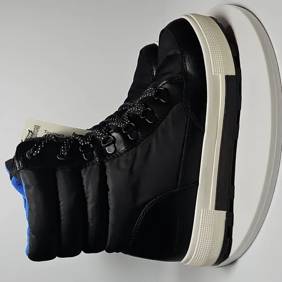 Cougar‎ Wahoo Boots Lace-up Waterproof Mid-Height Winter Lace-up Black Blue 7