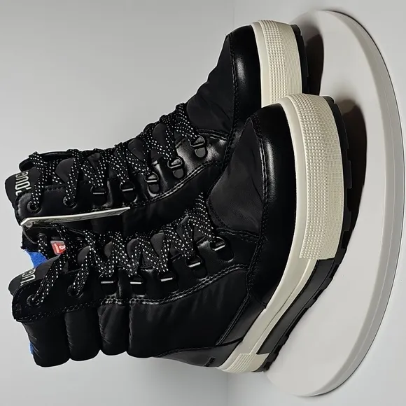 Cougar‎ Wahoo Boots Lace-up Waterproof Mid-Height Winter Lace-up Black Blue 7
