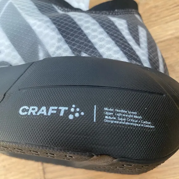 CRAFT Nordlite Speed M Running Shoes Mens 10.5 US 9.5 UK Foam Mesh Black NEW Box