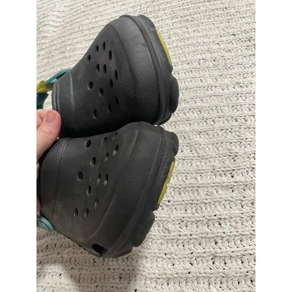 Croc All Terrain Clogs Waterproof Slip On Shoes Mens 5 Womens 7 206340 Black