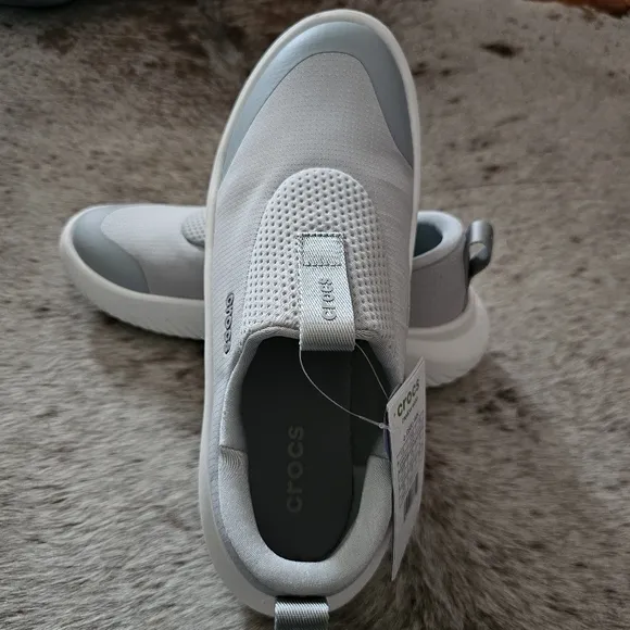 CROCS Mellow Ease LiteRide™ Men's Slip On Shoes Sneakers Light Grey Size 10 NEW