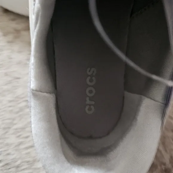 CROCS Mellow Ease LiteRide™ Men's Slip On Shoes Sneakers Light Grey Size 10 NEW