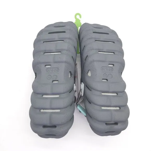 Crocs (Mens Size 13) Echo Sandstorm Clog Slip On Shoes Sandals Slate Grey‎ New
