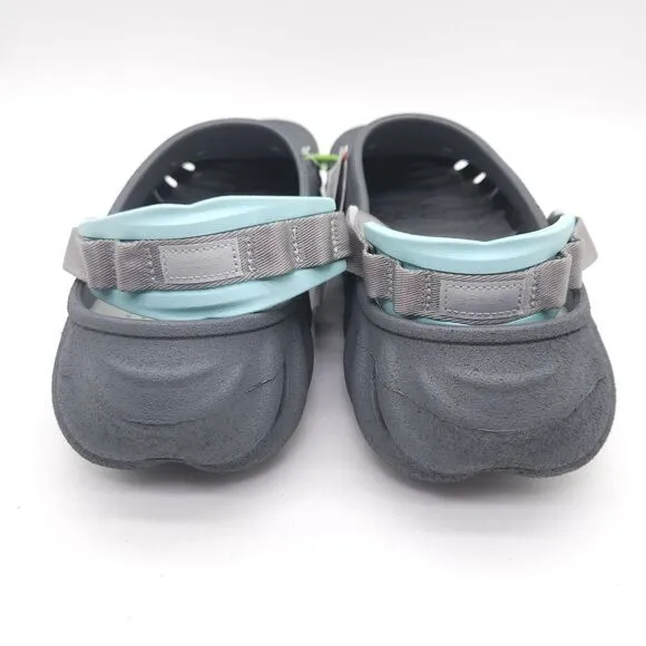 Crocs (Mens Size 13) Echo Sandstorm Clog Slip On Shoes Sandals Slate Grey‎ New