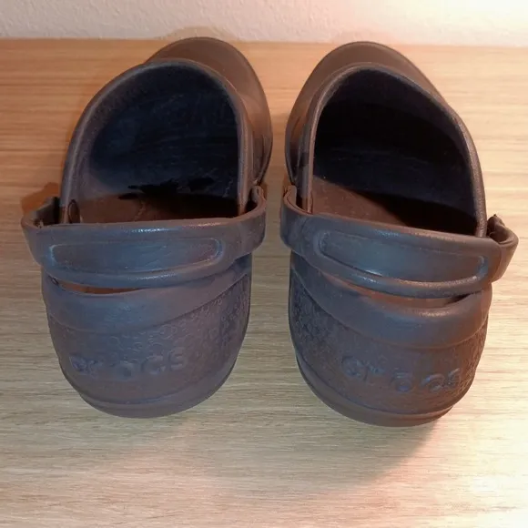 Crocs Women Nurse Clog Wedge Sandal 2 Pair Lot Black
