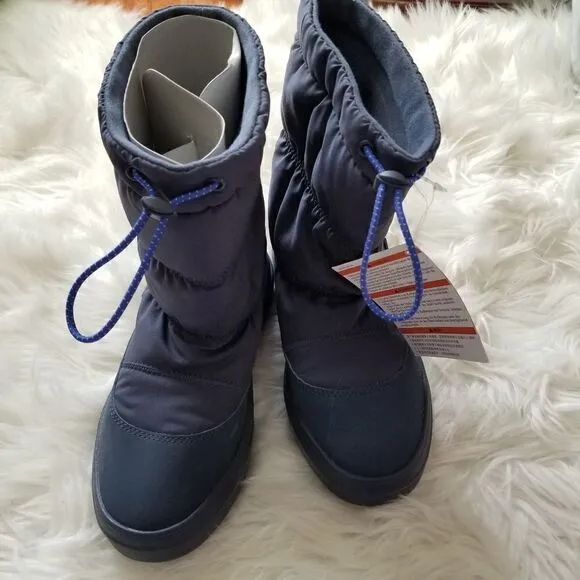 CROCS Lodgepoint Women Snow Boots Navy Size 6 NEW
