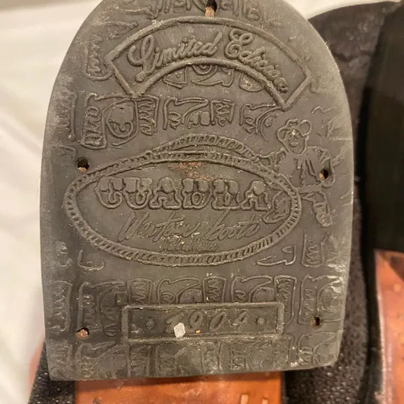 CUADRA stingray lim edition vintage cowboy boots 6
