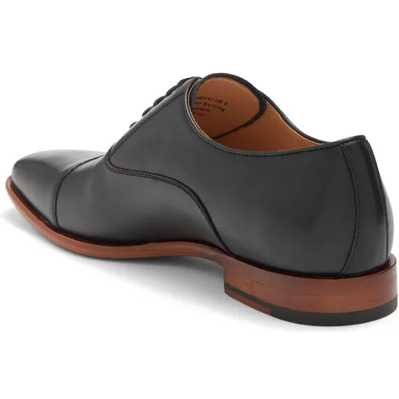 CURATORE Falco Oxford Black Leather Men’s Shoes Size 9