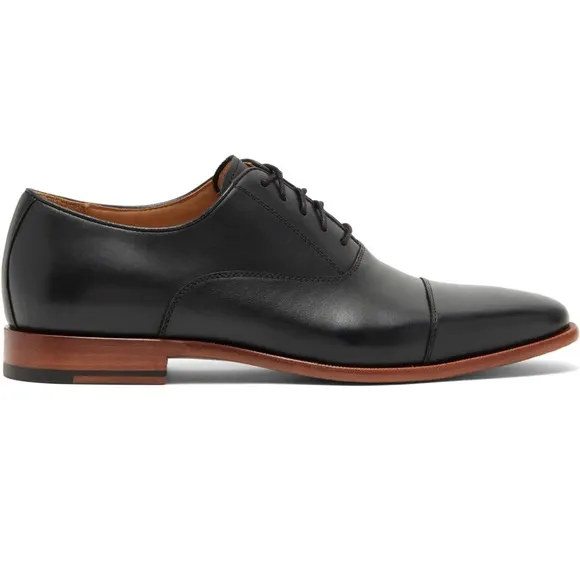 CURATORE Falco Oxford Black Leather Men’s Shoes Size 9