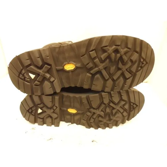 DAKOTA Men's 557 8&quot; Steel Toe Comp Plate HD3 Vibram Work Boot Black Size 11M