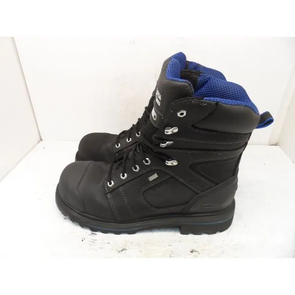 DAKOTA Men's 557 8&quot; Steel Toe Comp Plate HD3 Vibram Work Boot Black Size 11M