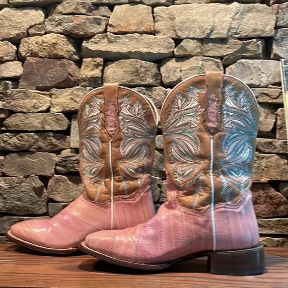 Dan Post Exotic Eel Western Boots Women’s