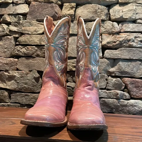 Dan Post Exotic Eel Western Boots Women’s
