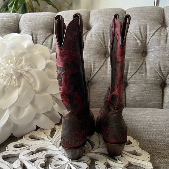 Dan Post Western Cowboy Boots Women’s 6.5