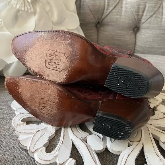 Dan Post Western Cowboy Boots Women’s 6.5