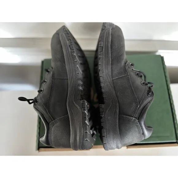DANNER Caliper 3&quot; Aluminum Hard Toe Work Black Leather Shoes  Size 8.5 EE