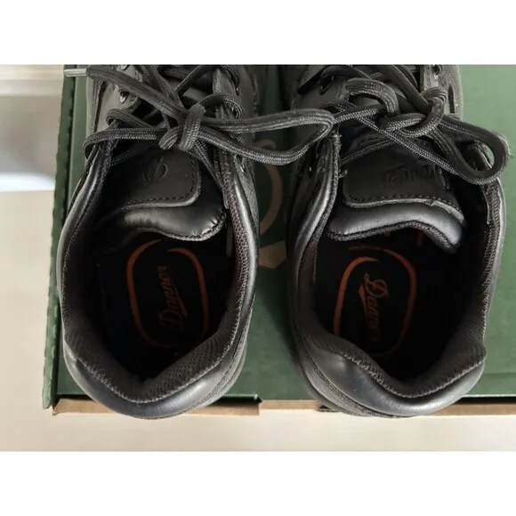 DANNER Caliper 3&quot; Aluminum Hard Toe Work Black Leather Shoes  Size 8.5 EE