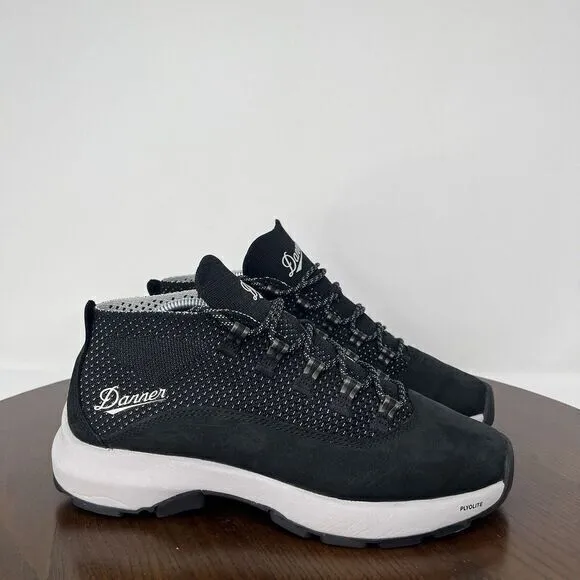 Danner Caprine Shoes Women 7.5 Black Vapor‎ Nubuck Outdoor Lace Up Sneaker 31364