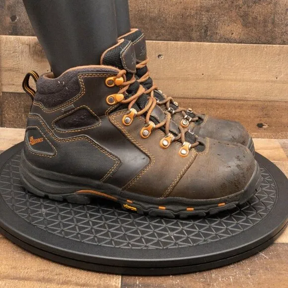 DANNER VICIOUS 4.5” GORE-TEX MENS BOOTS BROWN LEATHER LACE UP STEEL TOE SIZE 8.5