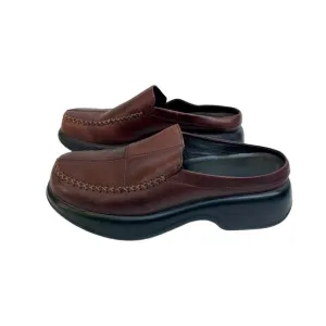 Dansko Brown Leather Slip On Shoes