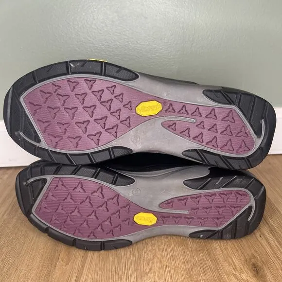 Dansko Womens 8.5 EU 39 Makayla Waterproof Mesh Black Hiking Shoes Black Purple
