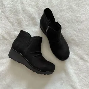 Dansko Caley Black Wedge Boots Women’s Size 37