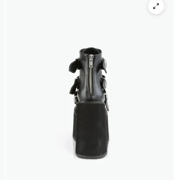 Demonia Swing 105 - platform buckle boots