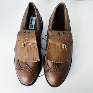 Dexter Cordovan Leather Golf Shoes With Kiltie US Mens Size 8D Exc. Quality NEW‎