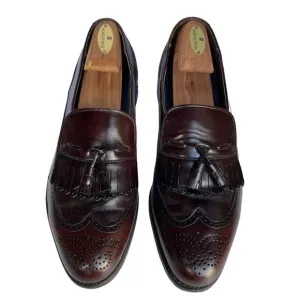 Dexter Men's Wingtip Tassel Loafers Slip On Dress Shoes Size 10.5 M Brown