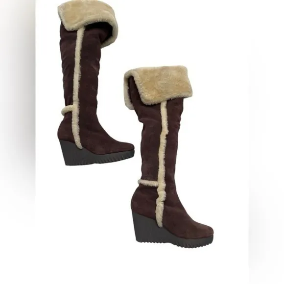 Diane Von Furstenberg Boots Shearling