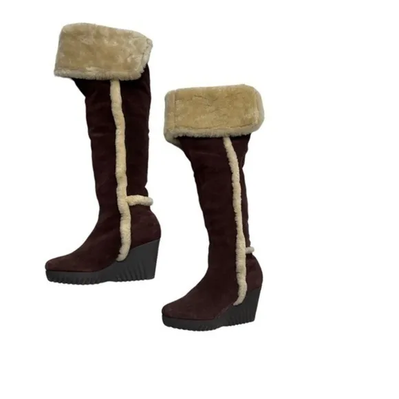 Diane Von Furstenberg Boots Shearling