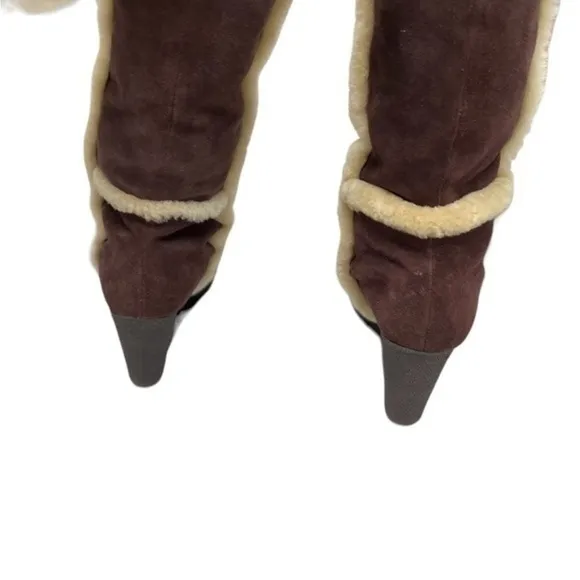 Diane Von Furstenberg Boots Shearling