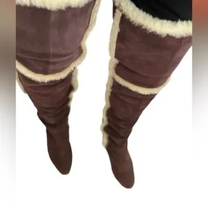 Diane Von Furstenberg Boots Shearling