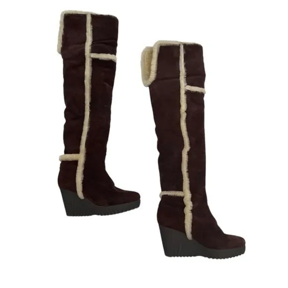 Diane Von Furstenberg Boots Shearling