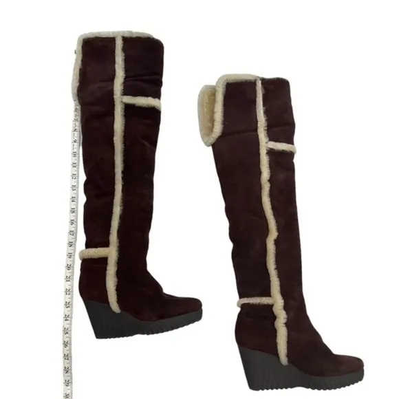 Diane Von Furstenberg Boots Shearling