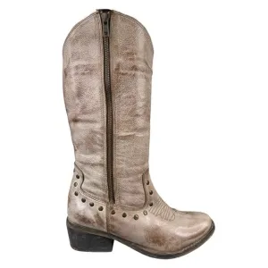 Dingo Women’s Brown Leather Distressed Western Boot Size US 7