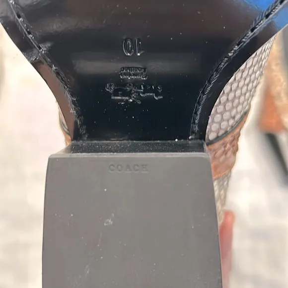 Disney X Coach Collection lace up knee high boots